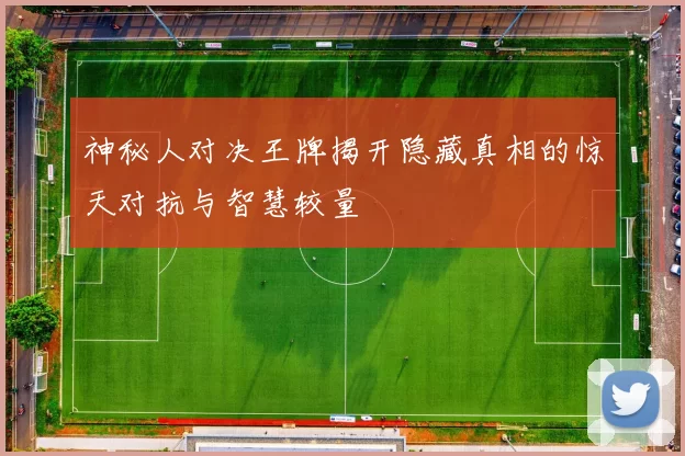 神秘人对决王牌揭开隐藏真相的惊天对抗与智慧较量